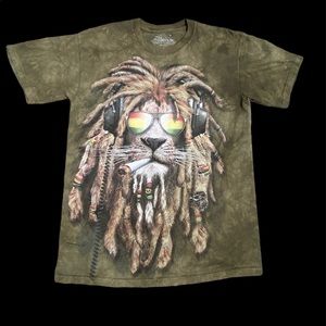 Y2K Rasta Lion Tee